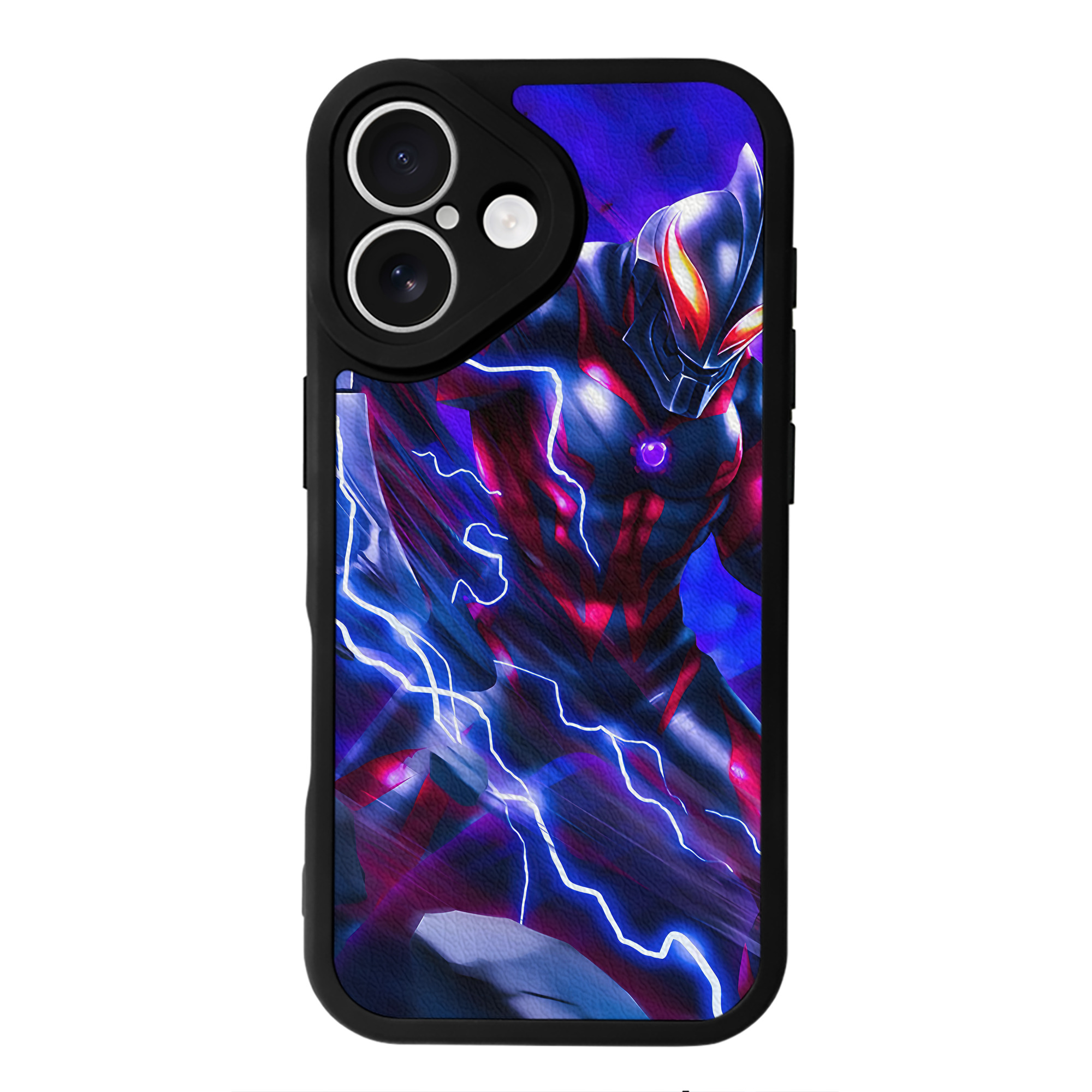 （画像用） ウルトラマン Ultraman 【iPhone 16シリーズ対応】シリコンスマホケース（レザー調） 材質：シリコン
